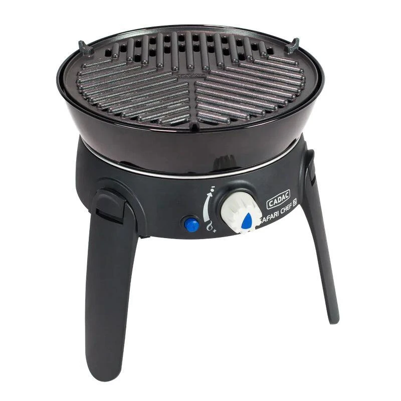 CADAC Safari Chef 30 LP Barbecue Gaz BBQ Grill Spécial Camping Pieds Repliables – Image 5