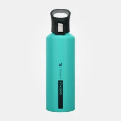 Quechua Gourde Alu 1L Avec Bouchon à Ouverture Rapide Pour La Randonnée - Vert -Matériel De Camping gourde alu 1l avec bouchon a ouverture rapide pour la randonnee vert 9