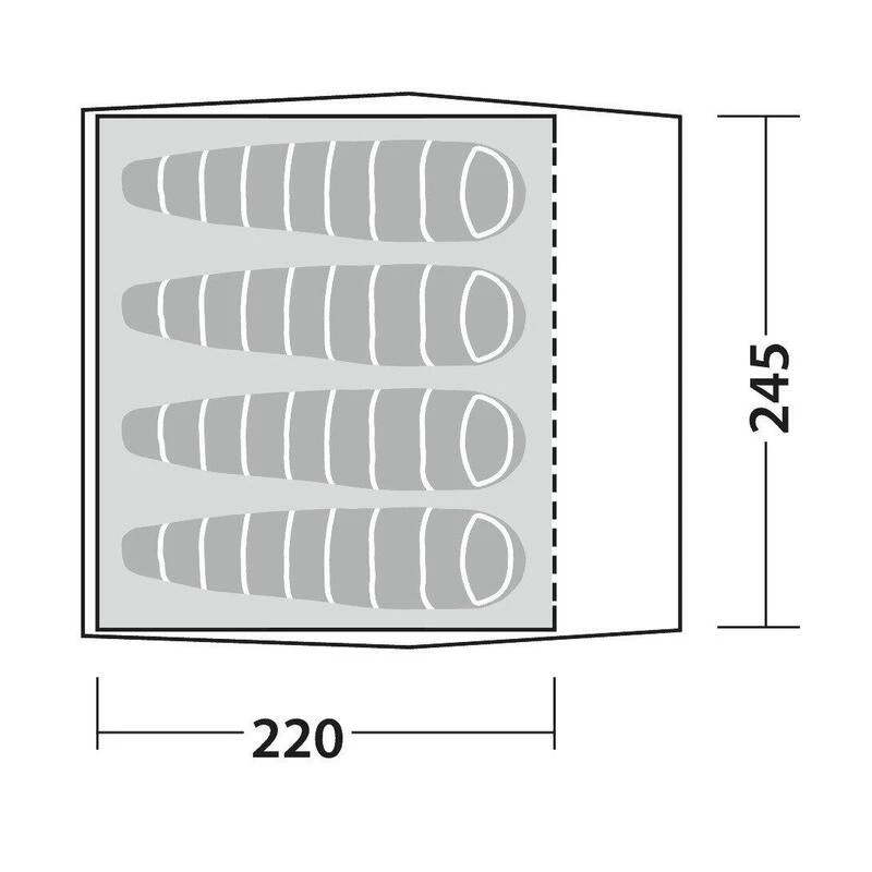 Robens Tente Yukon Shelter - Quatre Personnes – Image 2