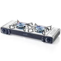 Set Réchaud à Gaz 2 Feux - Skandika Brann - Camping - Allumage Piezo - Mallette -Matériel De Camping set rechaud a gaz 2 feux skandika brann camping allumage piezo mallette 2