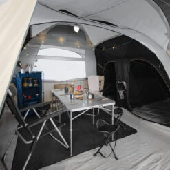 Quechua Tente Gonflable De Camping - Air Seconds 8.4 F&B - 8 Places - 4 Chambres -Matériel De Camping tente gonflable de camping air seconds 84 f and b 8 places 4 chambres 3