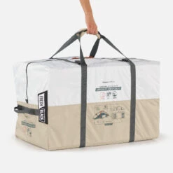 Quechua Tente Gonflable De Camping - Air Seconds 8.4 F&B - 8 Places - 4 Chambres -Matériel De Camping tente gonflable de camping air seconds 84 f and b 8 places 4 chambres 4